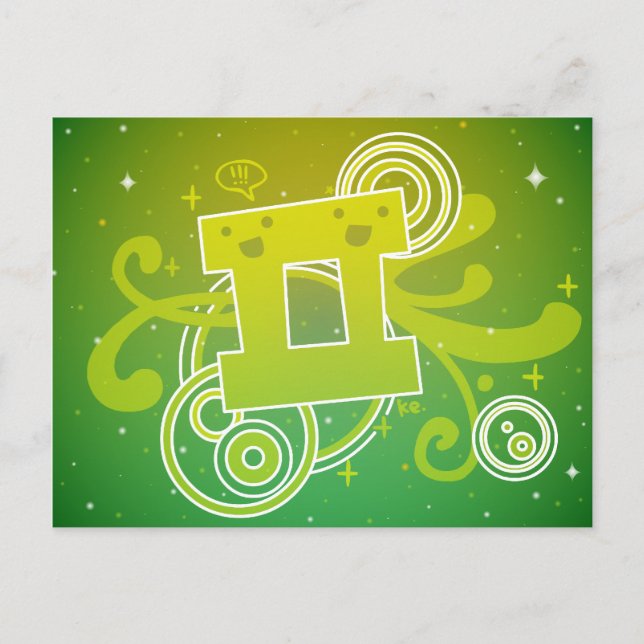 Cartão Postal Gemini (Frente)