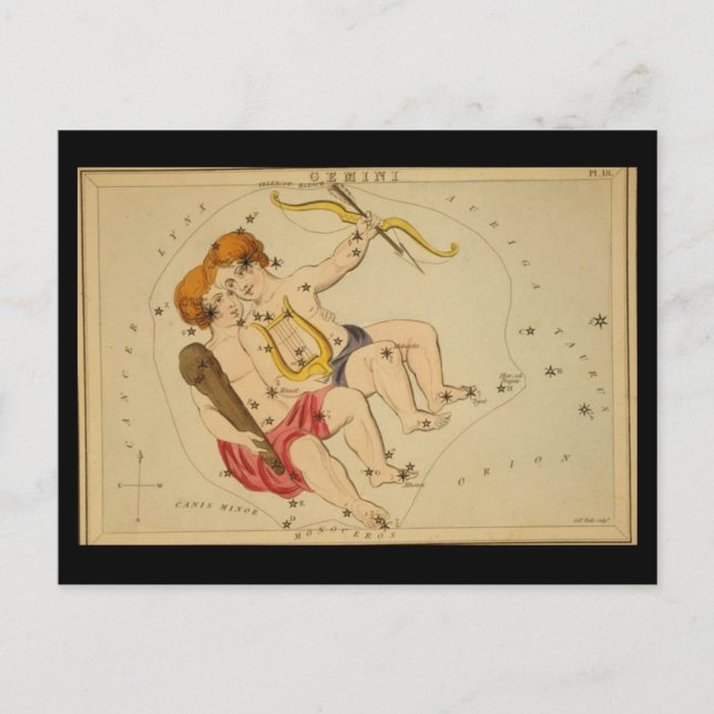 Cartão postal Gemini (Frente)