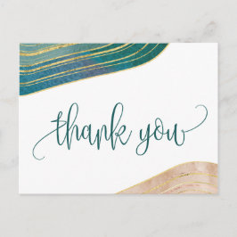 Cartão Postal Gemstone Bandido | Emerald Obrigado