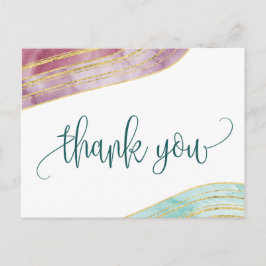 Cartão Postal Gemstone Bandido | Mauve Obrigado