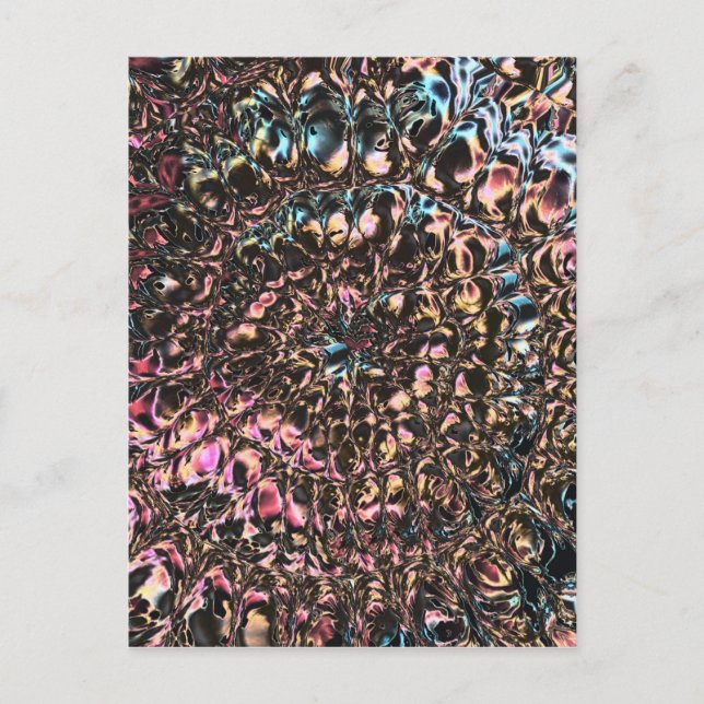 Cartão Postal Gemstone Spiral (Frente)