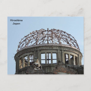 Cartão Postal Genbaku Dome, Hiroshima Peace Memorial Park, Japão