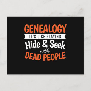 Cartão Postal Genealogia Reproduzindo Família de Dna do Pessoas