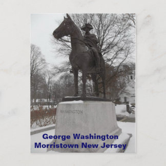 Cartão Postal General George Washington em Morristown