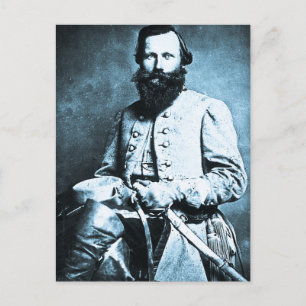 Cartão Postal General J.E.B. Herói da Guerra Americana de Stuar