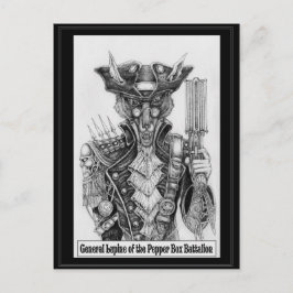 Cartão Postal General Lupine do Batalhão da Pepperbox