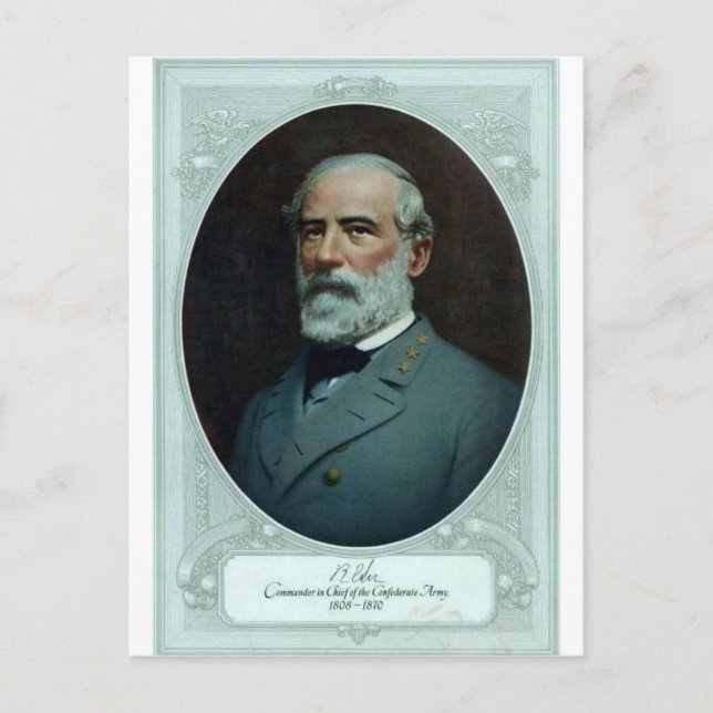 Cartão Postal General Robert E. Lee (Frente)