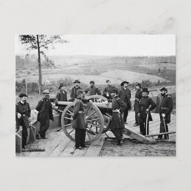 Cartão Postal General Sherman em Atlanta, 1864 (Frente)