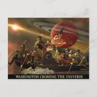 Cartão Postal General Washington atravessando o Universo