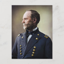 Cartão Postal General William Sherman