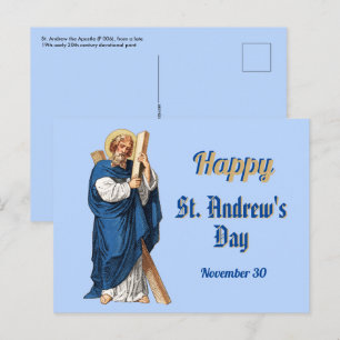 Cartão Postal Genérico de Feliz Dia de São André