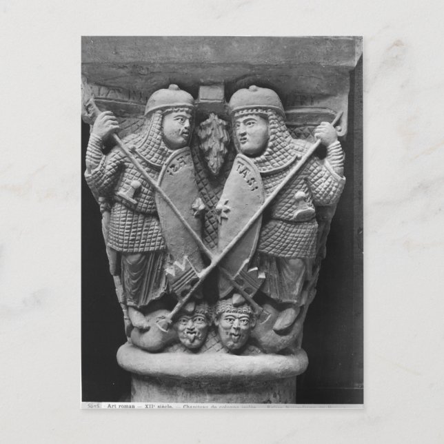 Cartão Postal Generosidade e caridade perfurando dois vícios (Frente)