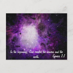 Cartão Postal Gênesis 1:1