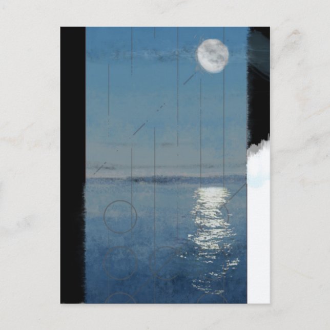 Cartão Postal Gênesis Dia 2: Waters 2014 digital painting (Frente)