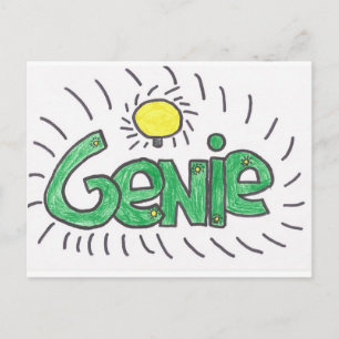 Cartão Postal Genie produkt