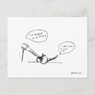 cartão postal gênio