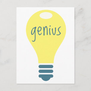 Cartão Postal Gênio