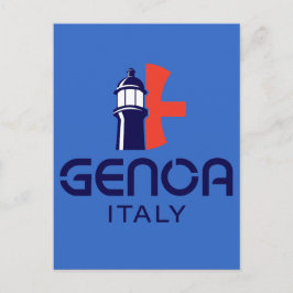Cartão Postal Genoa Italy Europe