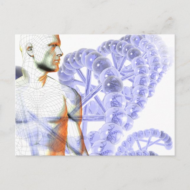 Cartão Postal Genoma Humano (Frente)