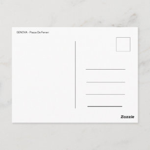 Cartão Postal Genova - Piazza de Ferrari