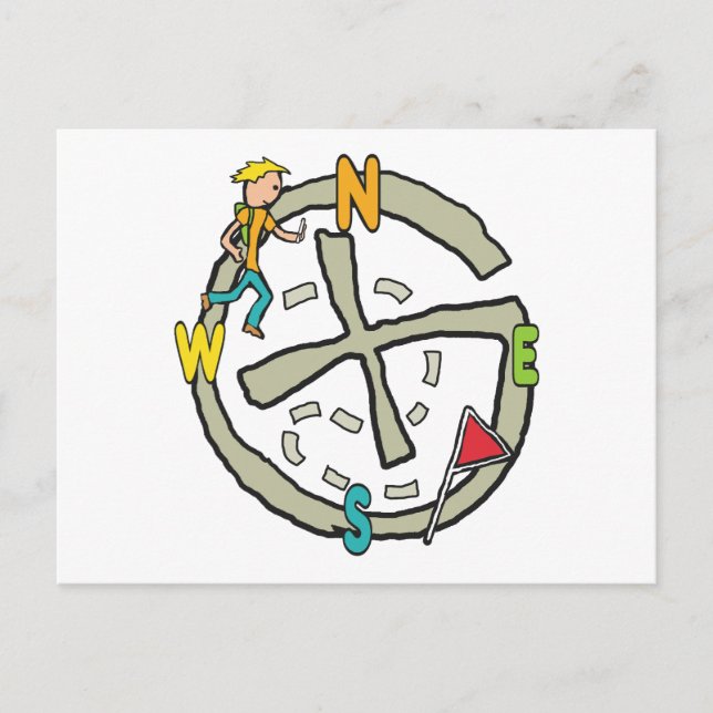 Cartão Postal Geocaching (Frente)