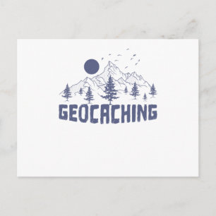 Cartão Postal Geocaching na natureza