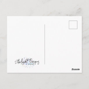 Cartão Postal Geometria Azul