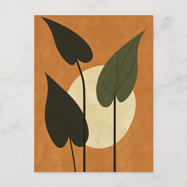 Cartão Postal Geometria orgânica nº 131" (Frente)