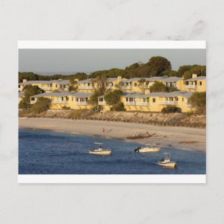 Cartão Postal Geordie Bay na Ilha Rottnest, Austrália Ocidental