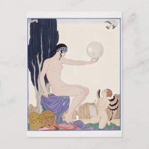 Cartão Postal George Barbier, Art Deco