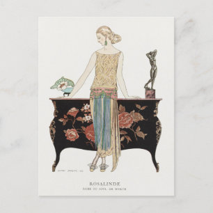 Cartão Postal George Barbier, Cartão-postal Art Deco