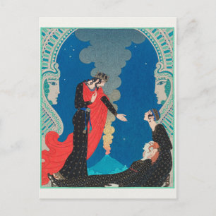 Cartão Postal George Barbier, Cartão-postal Art Deco