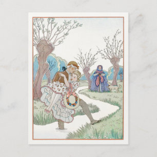 Cartão Postal George Barbier, Cartão-postal Art Deco