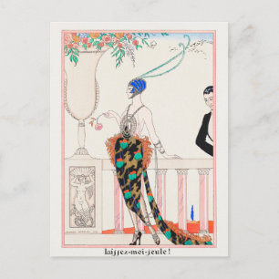 Cartão Postal George Barbier, Cartão-postal Art Deco