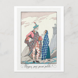 Cartão Postal George Barbier, Cartão-postal Art Deco