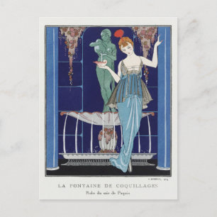 Cartão Postal George Barbier, Cartão-postal Art Deco
