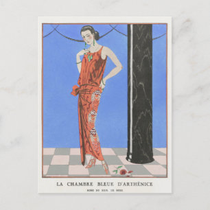 Cartão Postal George Barbier, Cartão-postal Art Deco