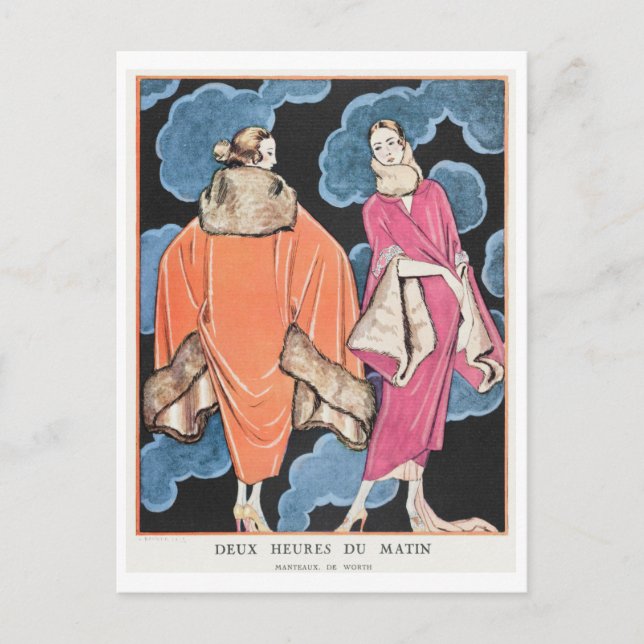 Cartão Postal George Barbier Postcard (Frente)