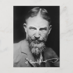 Cartão Postal George Bernard Shaw - Retrato