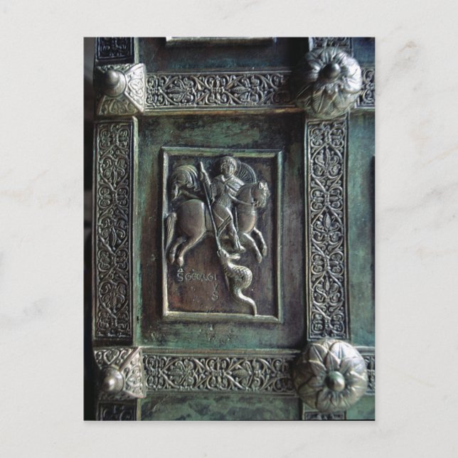 Cartão Postal George e o Dragão (Frente)