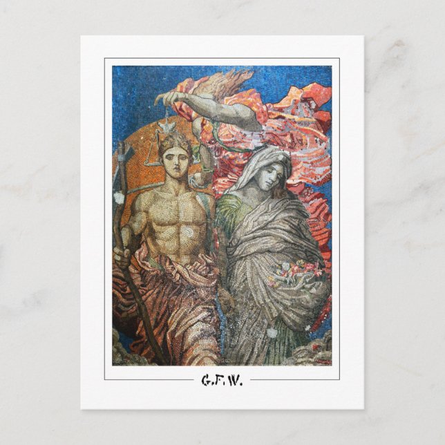 Cartão Postal George Frederic Watts #24 - Cartão-postal de arte (Frente)