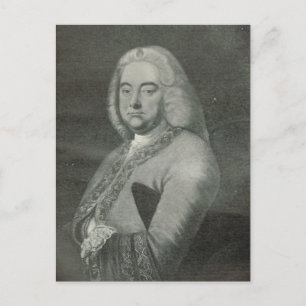 Cartão Postal George Frederick Handel