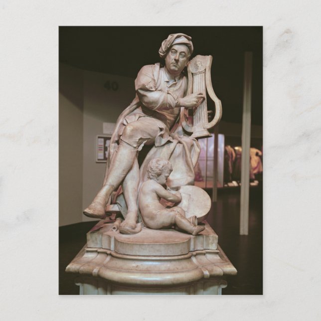 Cartão Postal George Frederick Handel 1738 (Frente)