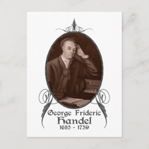 Cartão Postal George Frideric Handel