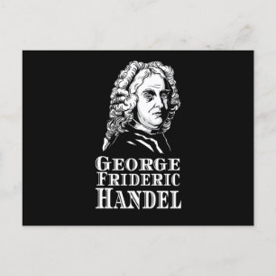 Cartão Postal George Frideric Handel Retrait