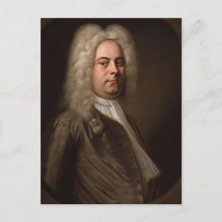 Cartão Postal George Frideric Hanel por Balthasar Denner