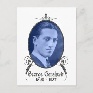 Cartão Postal George Gershwin