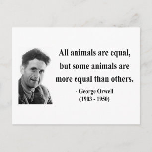 Cartão Postal George Orwell Cote 3b