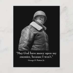 Cartão Postal George Patton e Cote