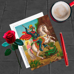 Cartão Postal George Resgate a Princesa